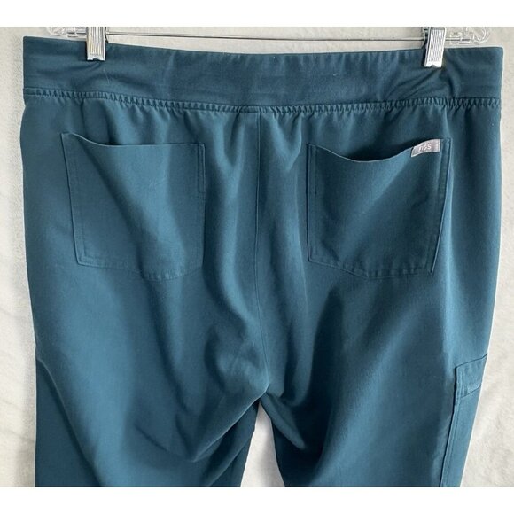 FIGS Women Zamora Scrub Pants Teal Size XL Jogger Nurse Medical Hospital 39-1 - Picture 4 of 11